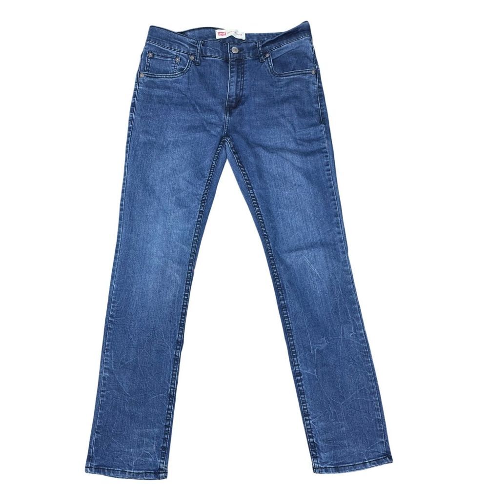 Levis Strauss & Co. Kids Jeans 16 Reg W28 L28 Boys Straight leg Denim Medium Boy